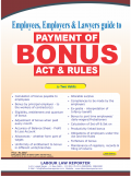 Employees, Employers & Lawyers guide to PAYMENT OF BONUS Act & Rules (Soft-copy PDF)