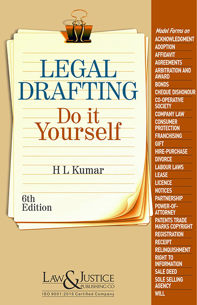 Legal Drafting – Do it yourself