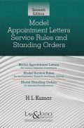 Model Appointment Letters, Service Rules and Standing Orders