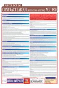 Chart : Contract Labour R&A Act with Comments And Obligations of Employers