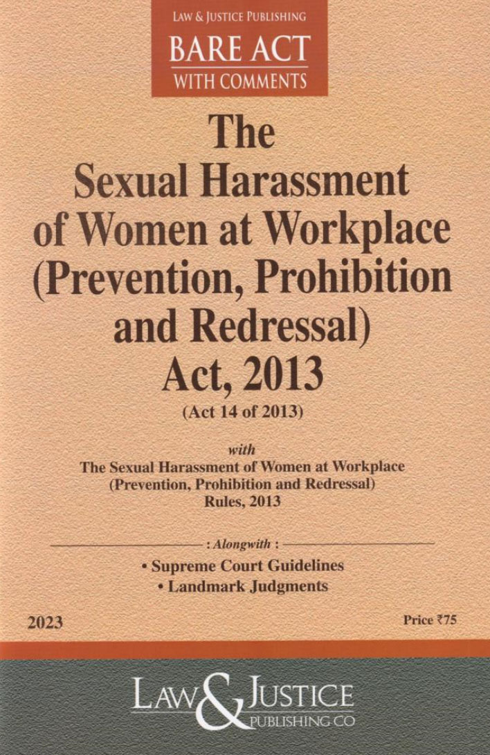 The Sexual Harassment Of Women At Workplace Prevention Prohibition 